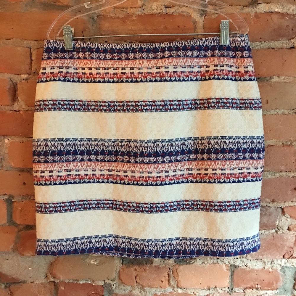 Katherine Barclay EUC boho tweed skirt